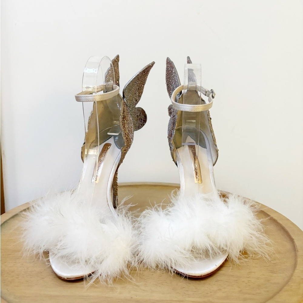 Sophia Webster Chiara Crystal Butterfly Wings Heel - Picture 6 of 12